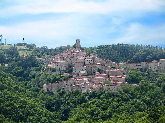Castelnuovo Val di Cecina Landschaft