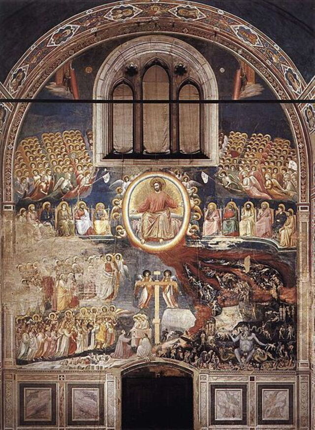 Giotto's Fresko, das letzte Gericht
