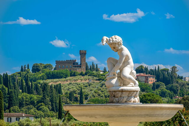 Aussicht von den Boboli Gärten