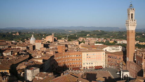 Der Hauptplatz in Siena
