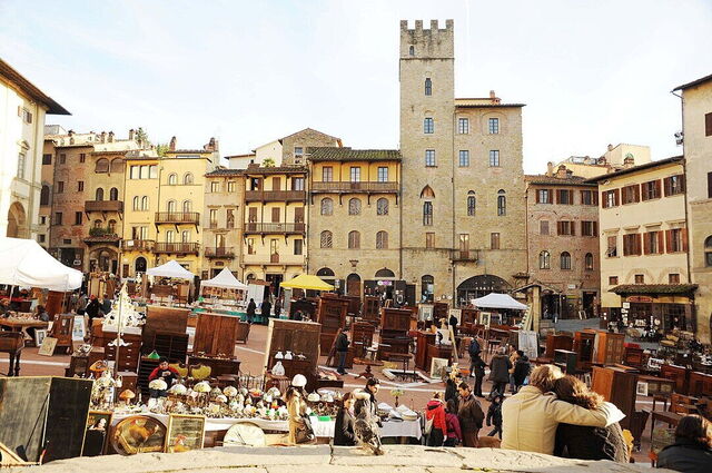 Antiquitätenmarkt, Arezzo