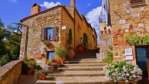 Straßen in Pienza