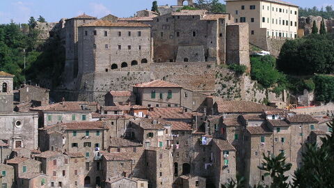 Mittelalterliches Zentrum, Sorano