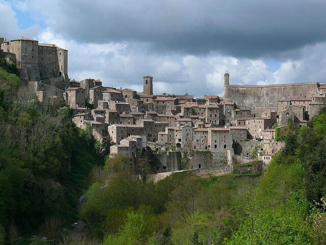 Blick auf Sorano