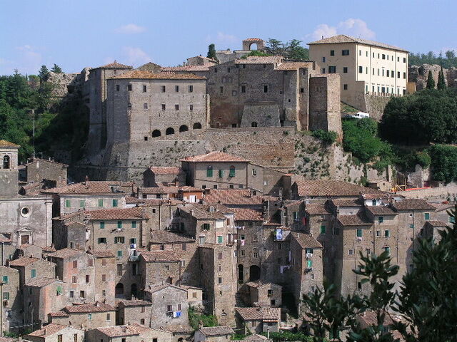 Mittelalterliches Zentrum, Sorano