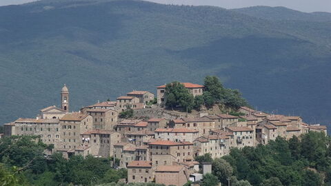 Blick auf Civitella Paganico