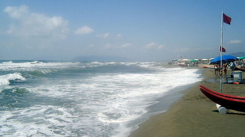 Der Strand bei Forte dei Marmi
