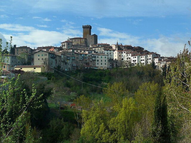 Ansicht der Stadt Arcidosso