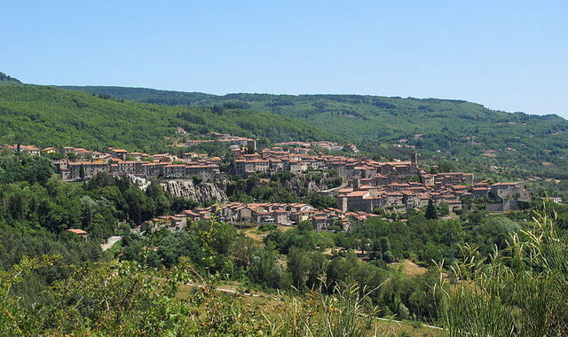 die Stadt Santa Fiora