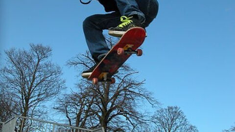 Skateboarding