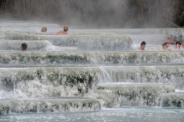 Wasserfälle in Saturnia