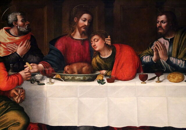 Plautilla Nellis Letztes Abendmahl, Christus