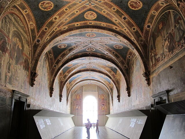 Santa Maria della Scala Decke des Innenraums