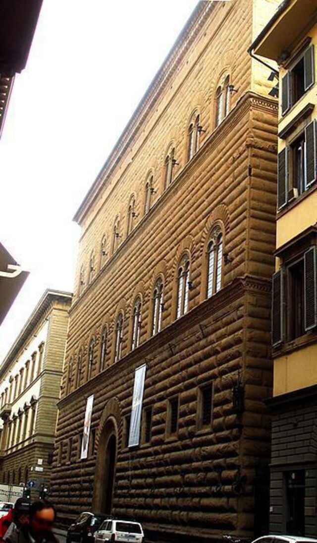 Vorderseite des Palazzo Strozzi