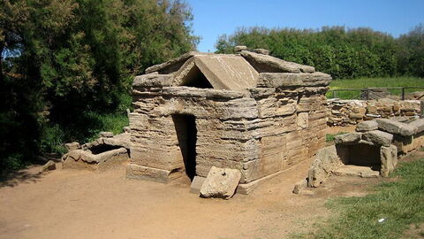 Archäologische Fundstätte in Populonia