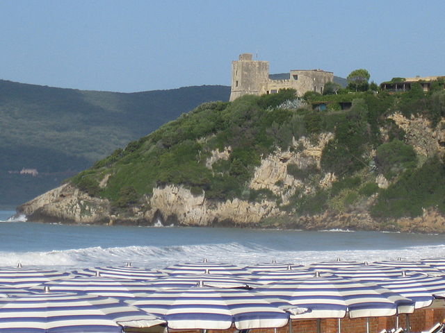 Strandansicht zwischen Orbetello and  Talamone