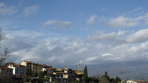 Blick auf Pergine Valdarno