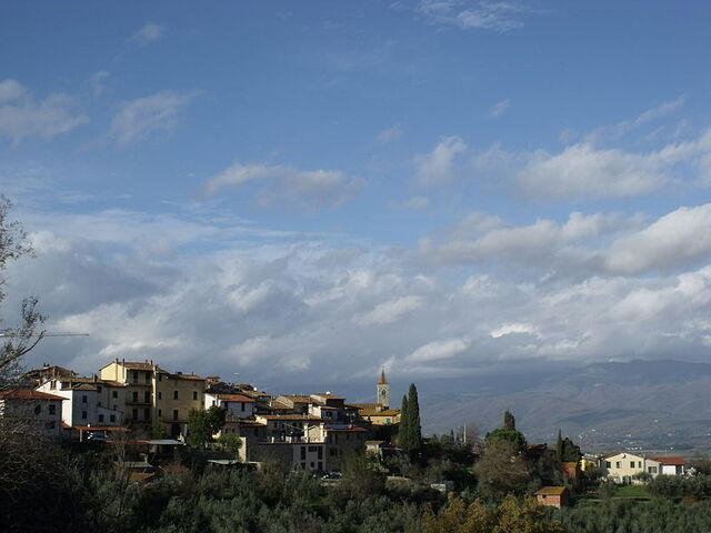Blick auf Pergine Valdarno