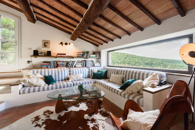 Villa Poggio La Croce, Wohnzimmer