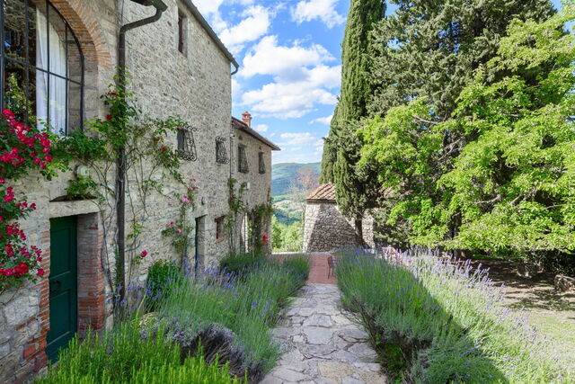 Villa Poggio La Croce, Garten