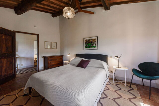 Villa Poggio La Croce, Schlafzimmer