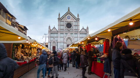 Weihnachtsmarkt, Florenz
