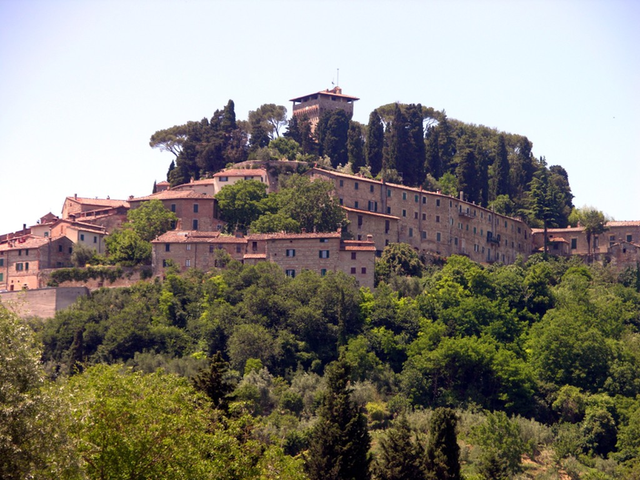 Ansicht der Stadt Cetona