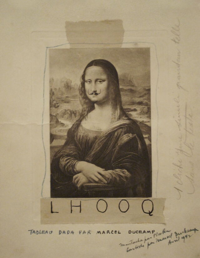 Duchamps "LHOOQ"