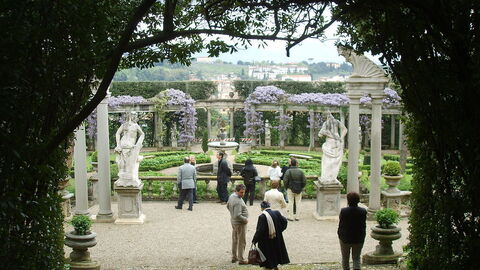 Villa La Pietra, Garten