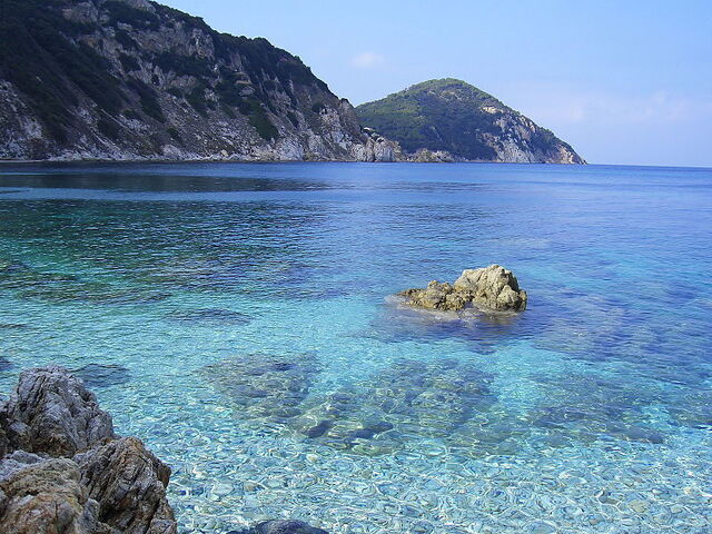 Kristallklares Wasser um Elba
