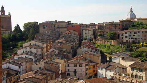 Blick auf Siena