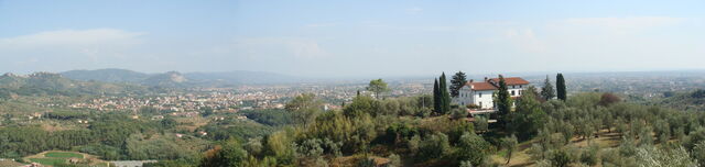 Aussicht auf Valdinievole