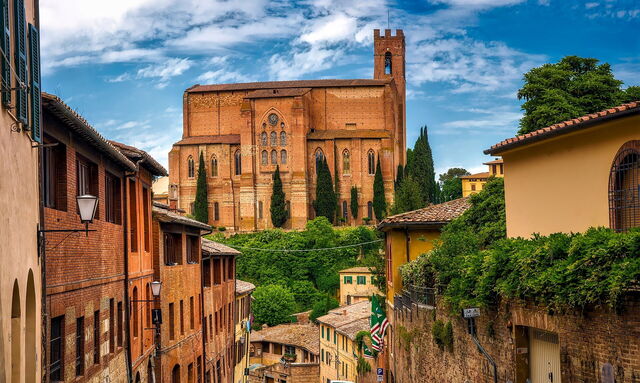Straßen von Siena