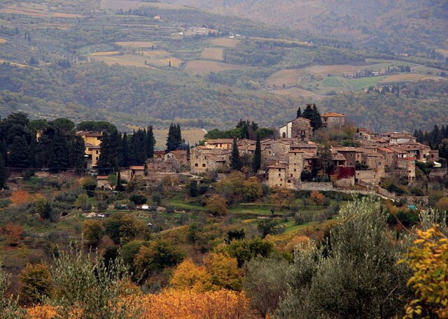 Ansicht von Greve in Chianti
