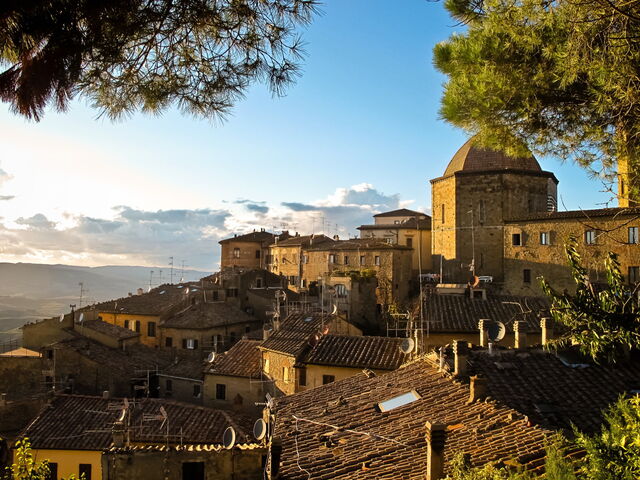 Blick auf Volterra