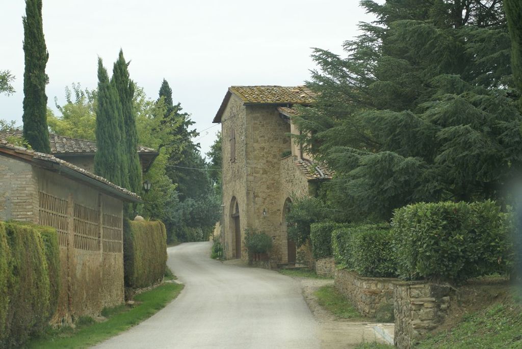On the road to Colle di Val d'Elsa