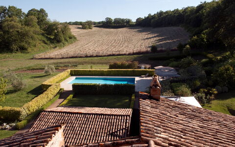 Casale Porano: Dach, Landschaft, Ländliches Gebiet, Die Architektur, Haus, Gebäude, Steigung