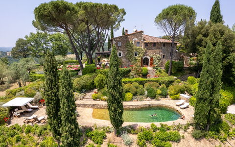 Villa Le Corti: Strauch, Garten, Landschaft, Landscaping, Estate, Botanischer Garten, Park, Garten, Villa