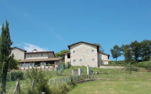 Villa Latera: Eigentum, Grundstueck, Haus, Ländliches Gebiet, Himmel, Zuhause, Grundeigentum, Bauernhof, Gebäude, Baum