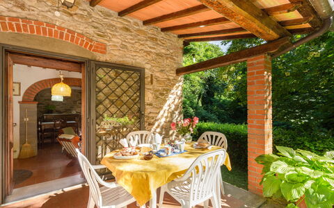 La Ripresa: Eigentum, Gebäude, Zimmer, Grundeigentum, Haus, Möbel, Terrasse, Tabelle, Veranda, Hütte