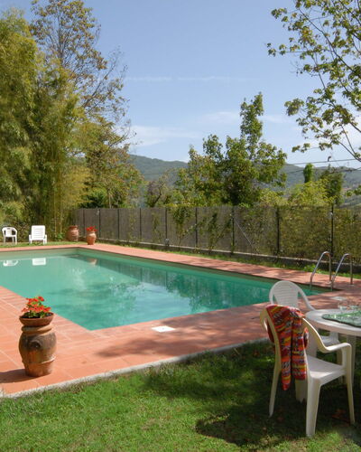 Villa Del Conte: Schwimmbad, Eigentum, Hinterhof, Gras, Freizeit, Grundeigentum, Estate, Haus, Garten, Baum