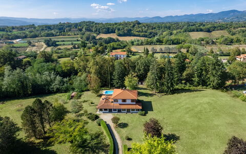 Villa Cinzia: Pflanze, Himmel, Wolke, Pflanzengemeinschaft, Ökoregion, Baum, Natürliche Landschaft, Natur, Grundstueck, Vegetation