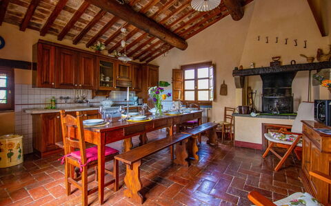Collina dei Fiori: Möbel, Holz, Tabelle, Haus, Zuhause, Interior Design, Küche, Küche & Esszimmer Tisch, Stuhl, Zimmer