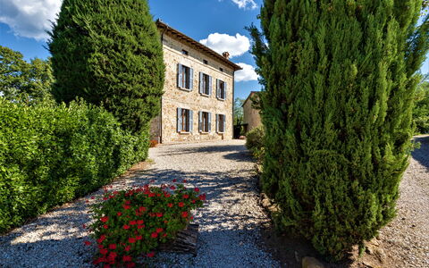 Bazzani Apartments In Siena: Wolke, Pflanze, Himmel, Eigentum, Fenster, Gebäude, Natürliche Landschaft, Strassenbelag, Die Architektur, Baum