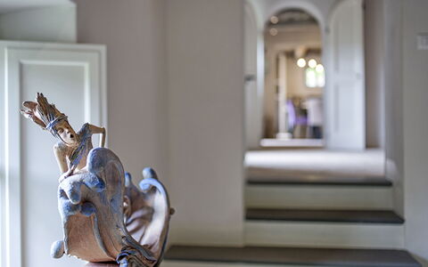 Tenuta Pomona: Skulptur, Zimmer, Interior Design, Wand, Die Architektur, Haus, Kunst, Gips, Formen, Treppe