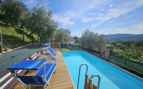 Alla Piazzetta: Blau, Schwimmbad, Eco Hotel, Resort, Ferienort, Villa, Hotel, Zaun, Balkon, Gartenmöbel