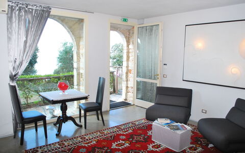 Villa Del Santo Bastiano: Zimmer, Eigentum, Interior Design, Möbel, Gebäude, Wohnzimmer, Haus, Tabelle, Suite, Esszimmer