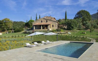 Cinigiano 201: Schwimmbad, Eigentum, Haus, Estate, Grundeigentum, Gebäude, Wasser, Botanik, Villa, Zuhause