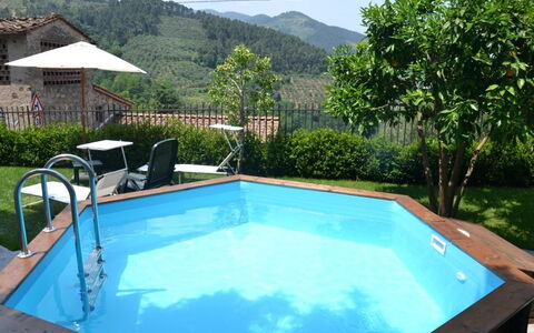 Casa Max: Schwimmbad, Eigentum, Freizeit, Resort, Haus, Eco Hotel, Grundeigentum, Hinterhof, Gras, Baum