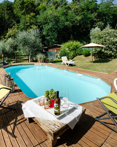Podere L'istrice: Schwimmbad, Eigentum, Freizeit, Hinterhof, Grundeigentum, Haus, Urlaub, Resort, Zuhause, Sonnenliege